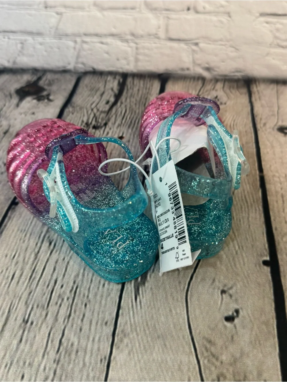 The Children’s Place Pink and Blue Baby Sandals